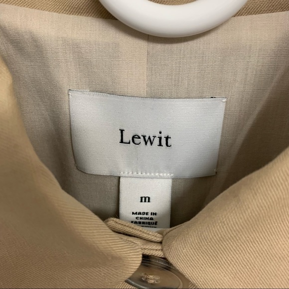 Lewit Tan Linen Blend Ruffle Jacket - Picture 8 of 15